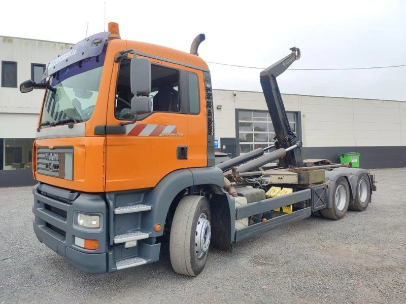 Hook lift truck MAN TGA 26.390 6x4 Container Euro3