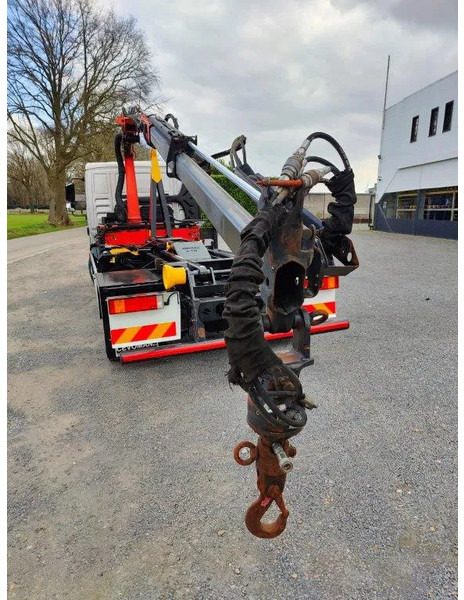 Hook lift truck MAN TGL 12.250 Containersysteem Jimeca met kraan Palfinger PK4501