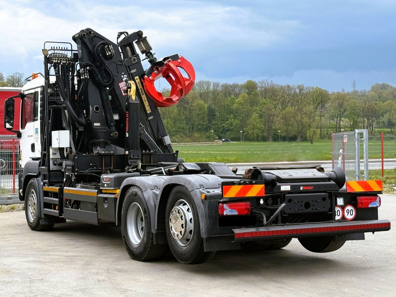 Hook lift truck MAN TGS 26.400 Abrollkipper* KESLA 2114Z* TOP