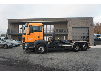 Hook lift truck  MAN TGS 26.420 Abrollkipper Meiller