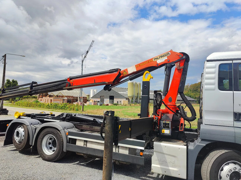 Hook lift truck MAN TGS 26.420 Container / Palfinger PK18002