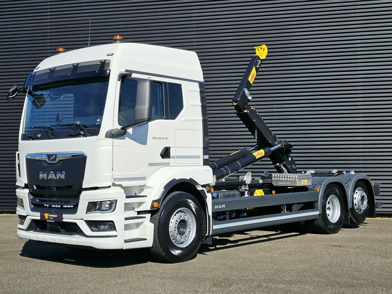 Hook lift truck MAN TGS 26.470 6x2-4 / HAAKARM / ABROLKIPPER / NEW!