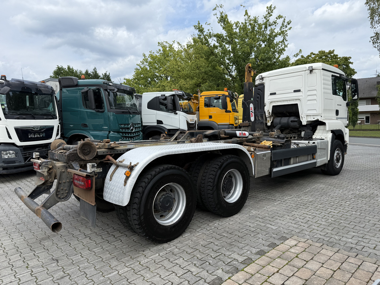 Hook lift truck MAN TGS 26.480 6X6H Haken