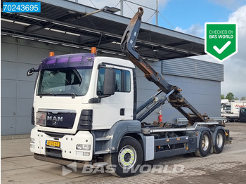 Hook lift truck MAN TGS 28.360 6X2 NL-Truck 21T Hiab Multilift XR21Z61 Liftachse Euro 5