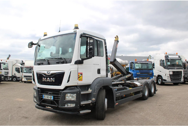 Hook lift truck MAN TGS 28.460 + 6X2 + PERFECT CONDITION!! 3 X IN STOCK