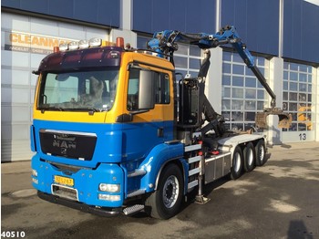 Hook lift truck MAN TGS 35.440 8x4 Palfinger 15 ton/meter Z-kraan