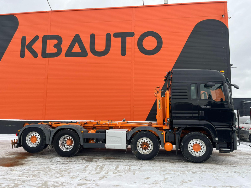 Hook lift truck MAN TGS 35.500 8x4H*6 PALFINGER T 20 ton / L=5700 mm / HYDRODRIVE
