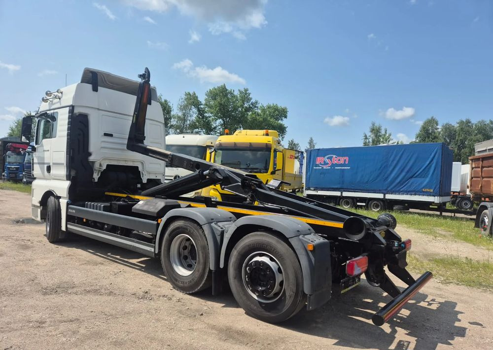 Hook lift truck MAN TGX 26-460 Hakowiec oś skrętna