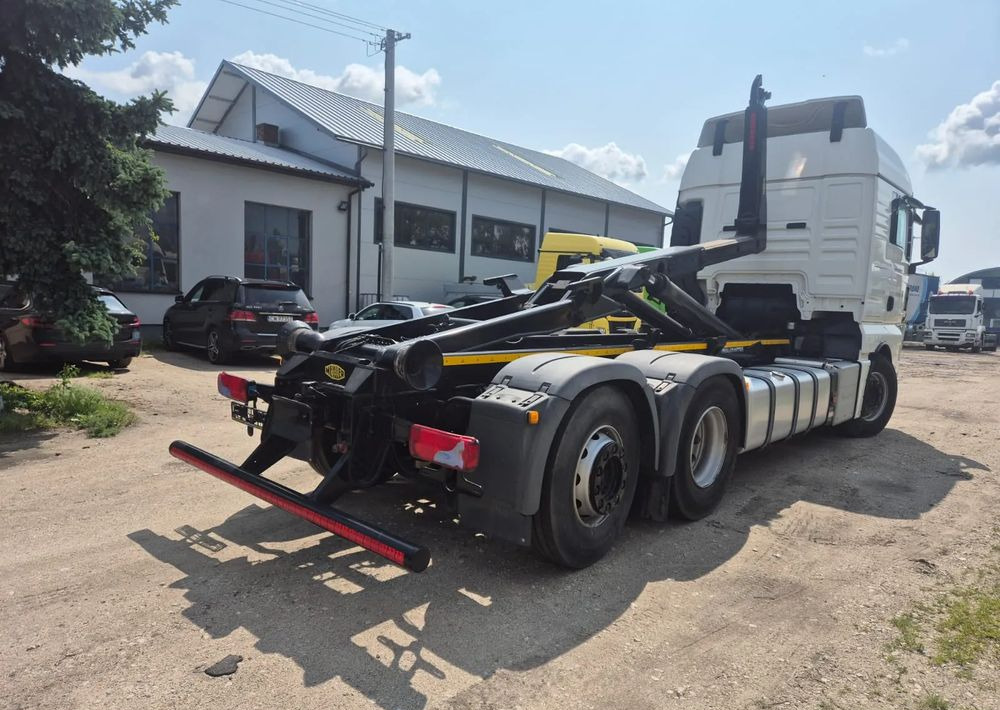 Hook lift truck MAN TGX 26-460 Hakowiec oś skrętna