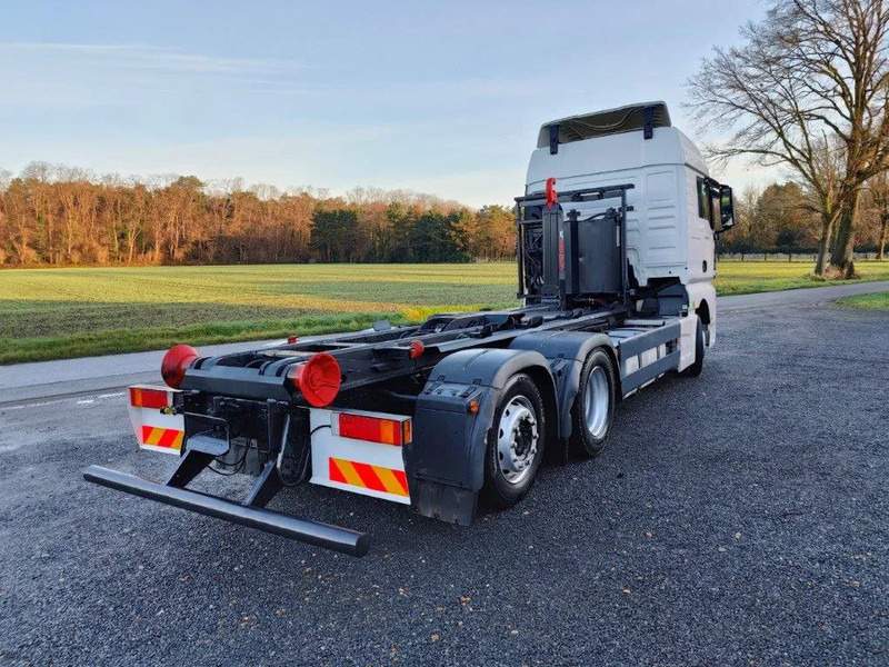 Hook lift truck MAN TGX 26.460 Multilift container Euro6