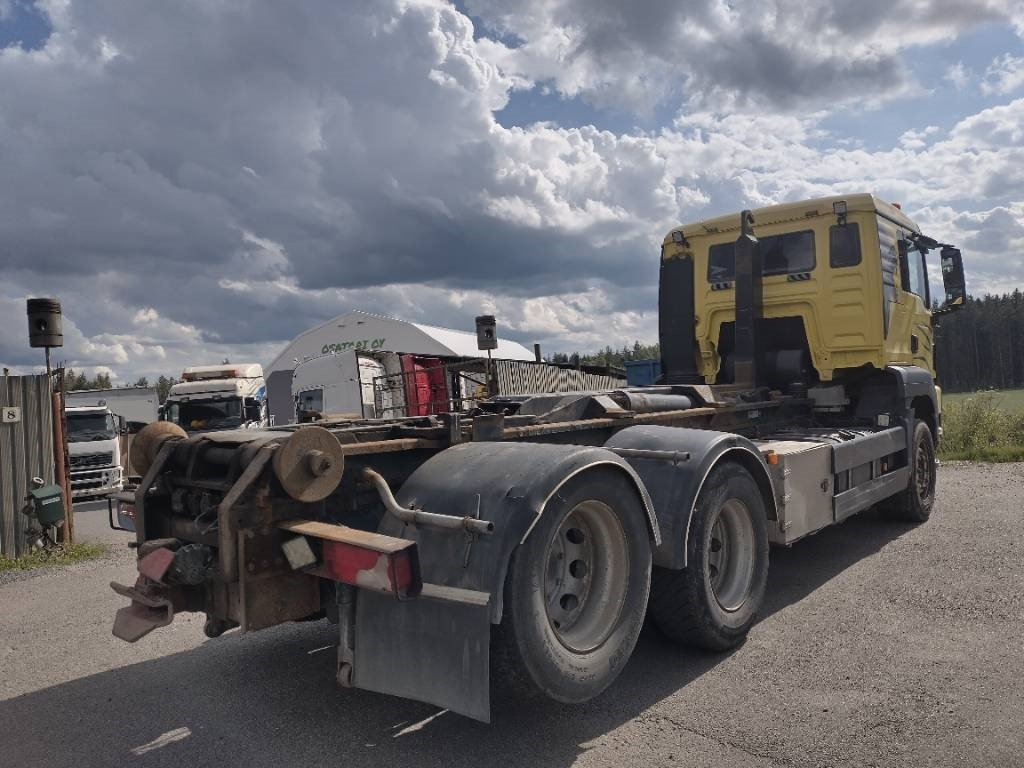 Hook lift truck MAN TGX 26.480 6x2 Vak koukkulaite