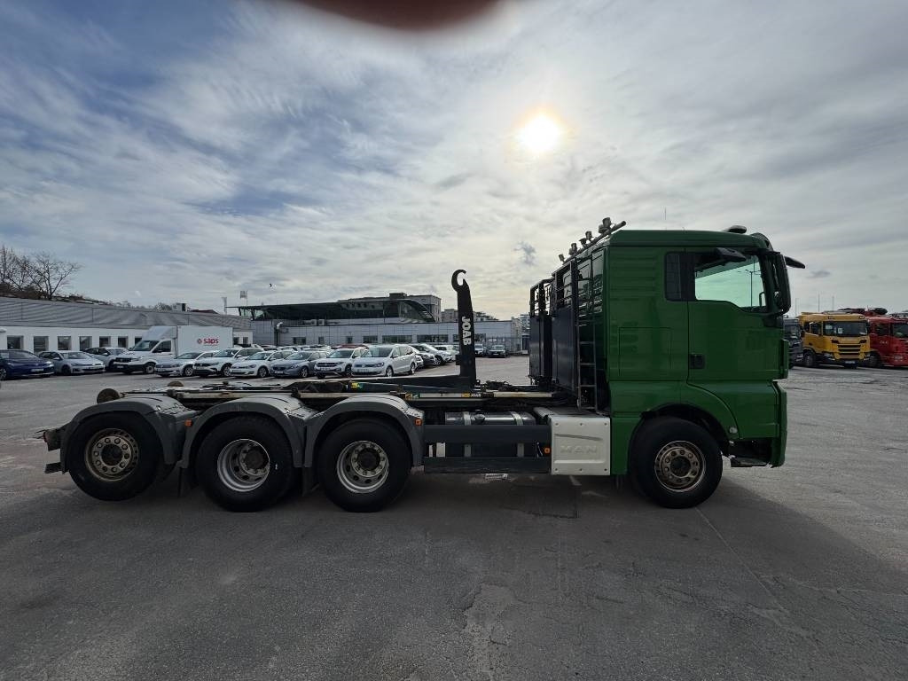 Hook lift truck MAN TGX 35.480 8x4-4 Lastväxlare