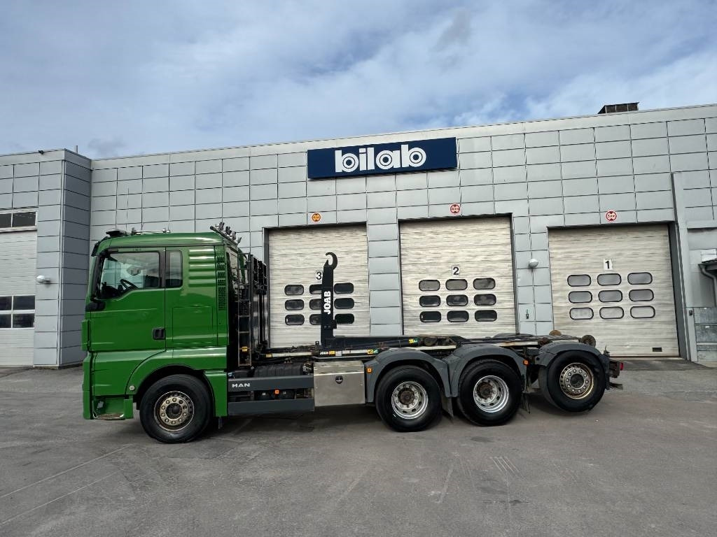 Hook lift truck MAN TGX 35.480 8x4-4 Lastväxlare