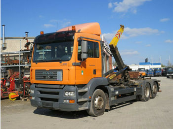 Hook lift truck MAN TG-A 26.430 6x2-2 BL Abrollkipper Palift Bj.2014 
