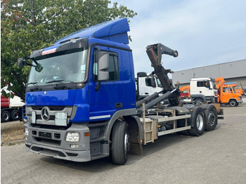 Hook lift truck MERCEDES-BENZ Actros 2541 L6x2 Abrollkipper Meiller Schub Knick