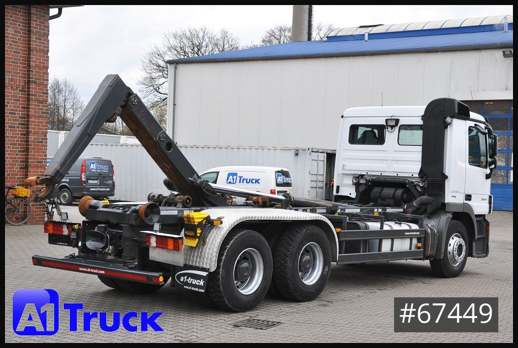 Hook lift truck MERCEDES-BENZ Actros 2644, Abrollkipper, Meiller, 6x4,