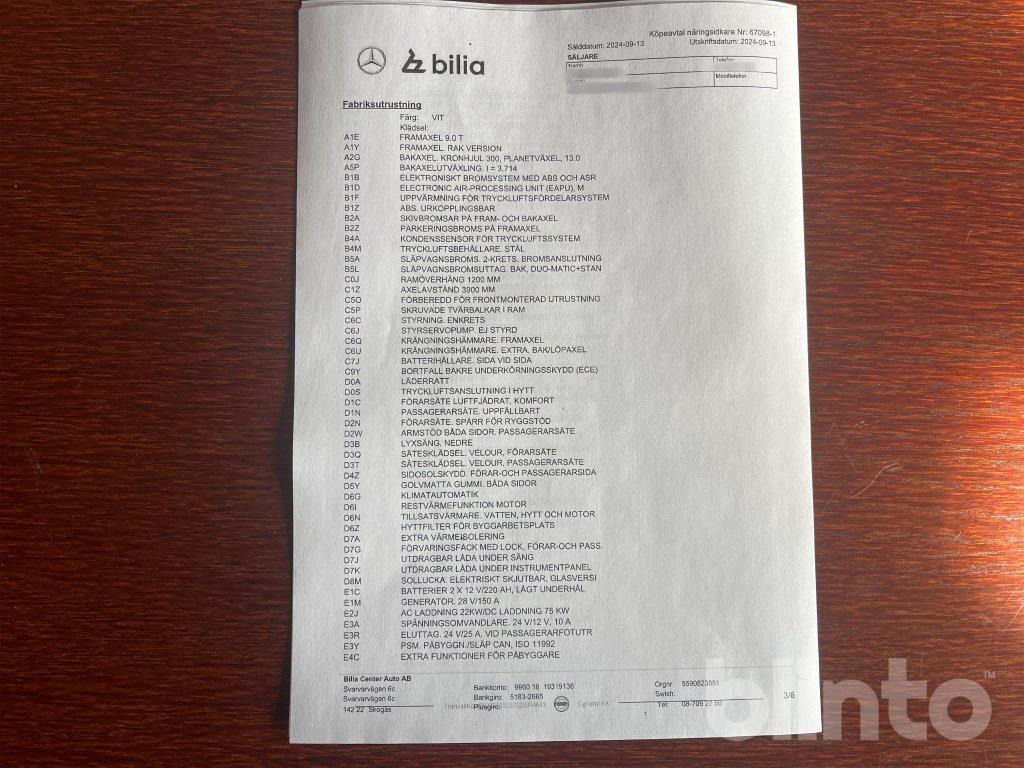 Hook lift truck MERCEDES-BENZ Arocs 3251 8x4