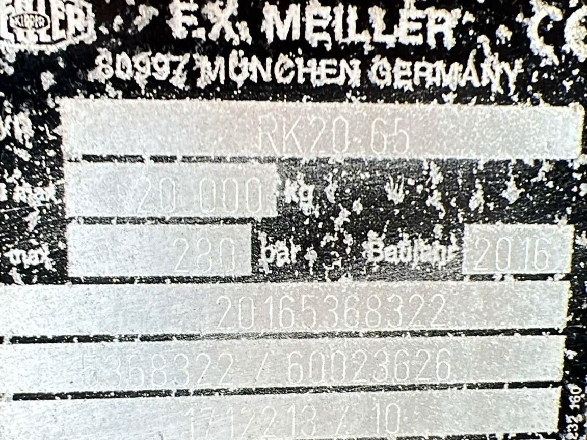 Hook lift truck Meiller Abrollaufbau RK 20,65 Top Zustand