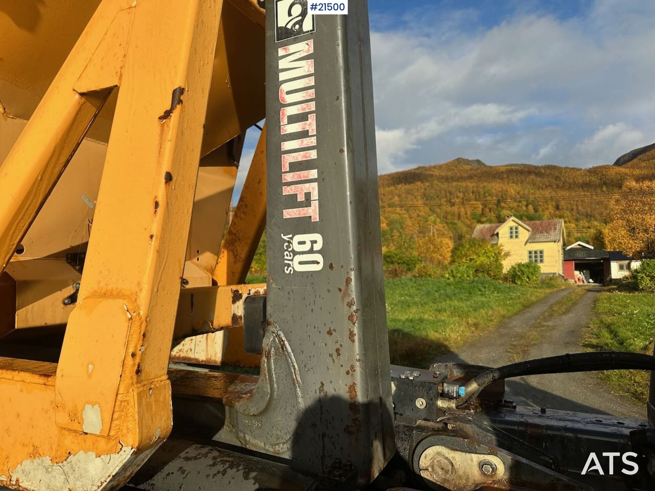 Hook lift truck Mercedes Actros 2848 4x4+2 brøyterigget krokbil