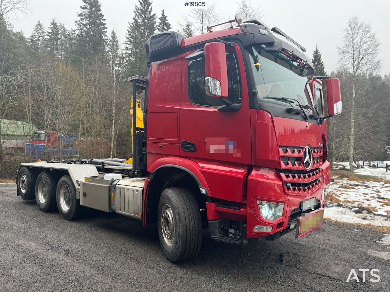 Hook lift truck Mercedes Arocs