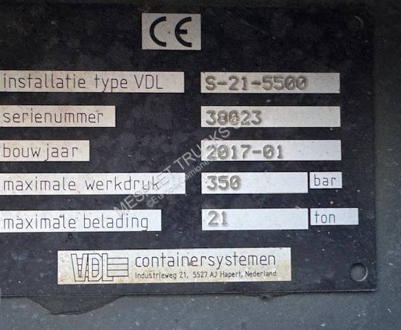 Hook lift truck Mercedes Arocs 2643