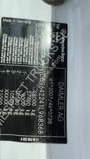 Hook lift truck Mercedes Arocs 2845