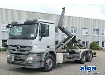 Hook lift truck Mercedes-Benz 2532 L Actros 6x2, Luft-Lift, Klima, AHK 
