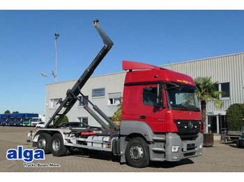 Hook lift truck Mercedes-Benz 2543 L Axor 6x2, Meiller RK20.70, FleetBoard 