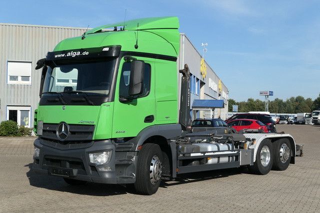 Hook lift truck Mercedes-Benz 2546 L Actros 6x2, Meiller RS21.70, Lenk-Lift