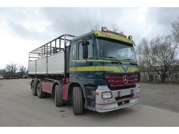 Hook lift truck Mercedes-Benz 3244 8x4 Abroller mit 3-Seiten-Kippaufbau