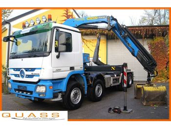 Hook lift truck Mercedes-Benz ACTROS 3241 8x4/EURO5/Palfinger PK 20002D/Palift