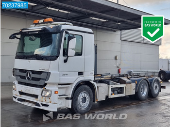 Hook lift truck Mercedes-Benz Actros 2541 6X2 20t Palfinger Hooklift Lift Axle Euro 5