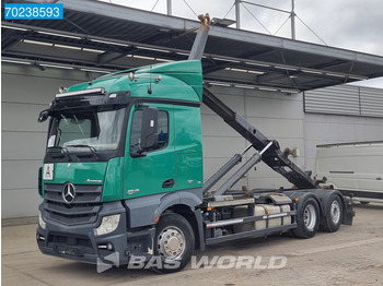 Hook lift truck Mercedes-Benz Actros 2545 6X2 Meiller RK 2070 Hooklift StreamSpace Euro 5