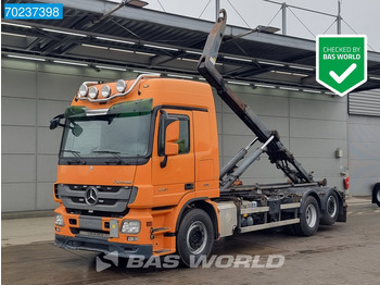 Hook lift truck Mercedes-Benz Actros 2741 6X2 20 Tonnes Hydraulik Liftachse Euro 5
