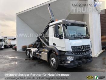 Hook lift truck Mercedes-Benz Arocs 2546L 6x2+Meiller Abrollkipper RS 21.70