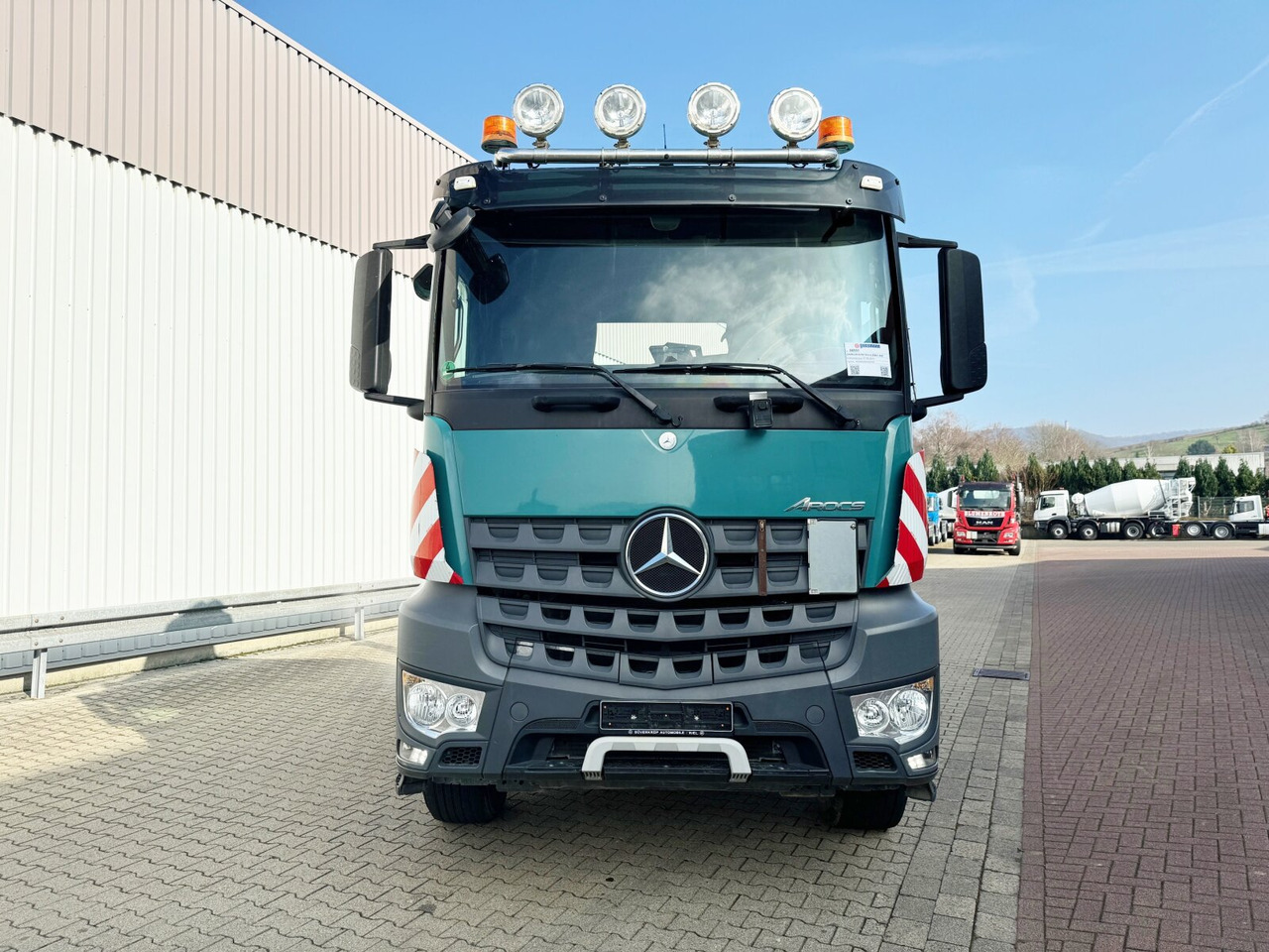 Hook lift truck Mercedes-Benz Arocs 2643 L 6x4 Arocs 2643 L 6x4/45 Meiller RK 20.65, Funk