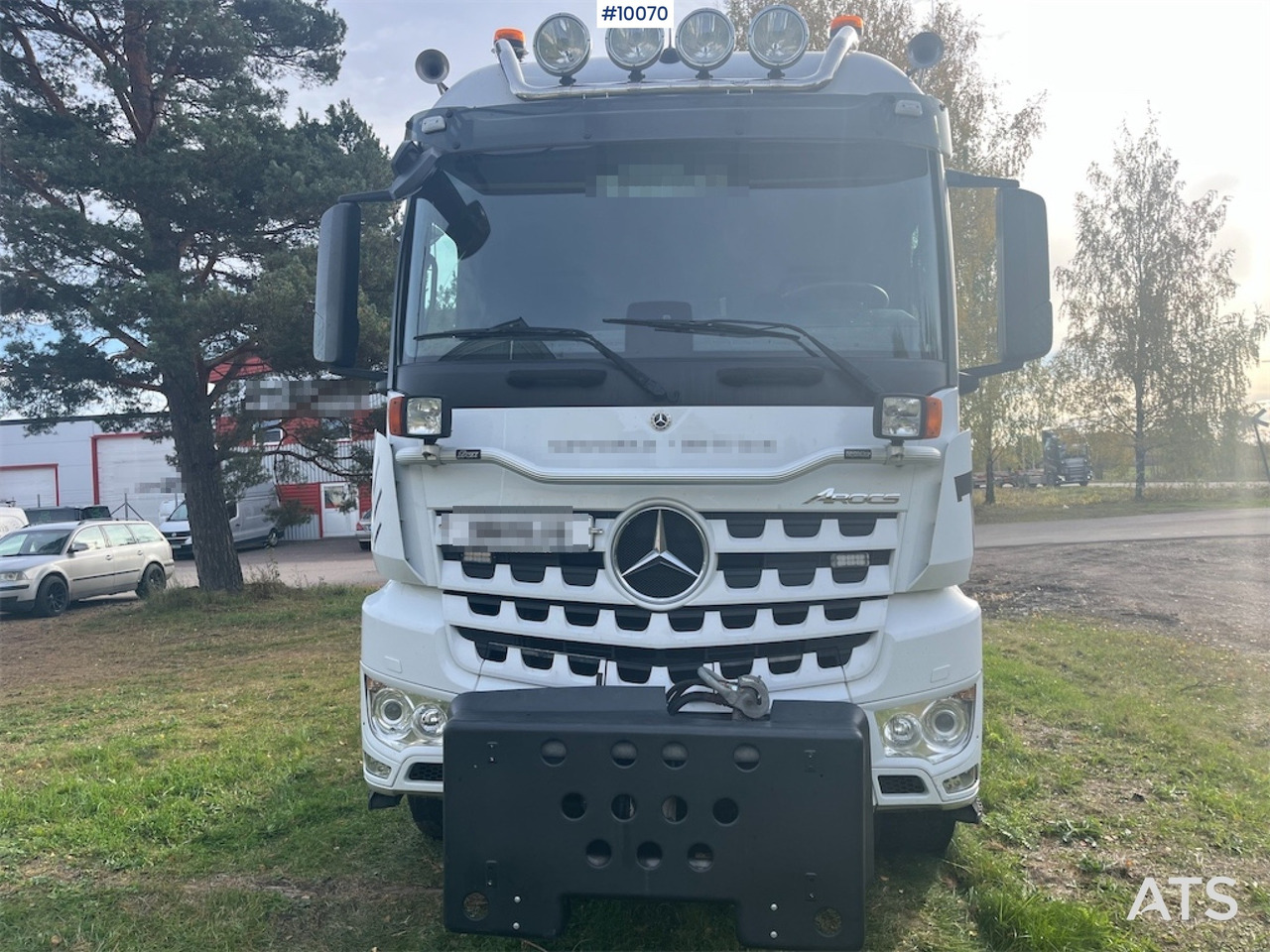Hook lift truck Mercedes Benz Complete Snow Plow Truck