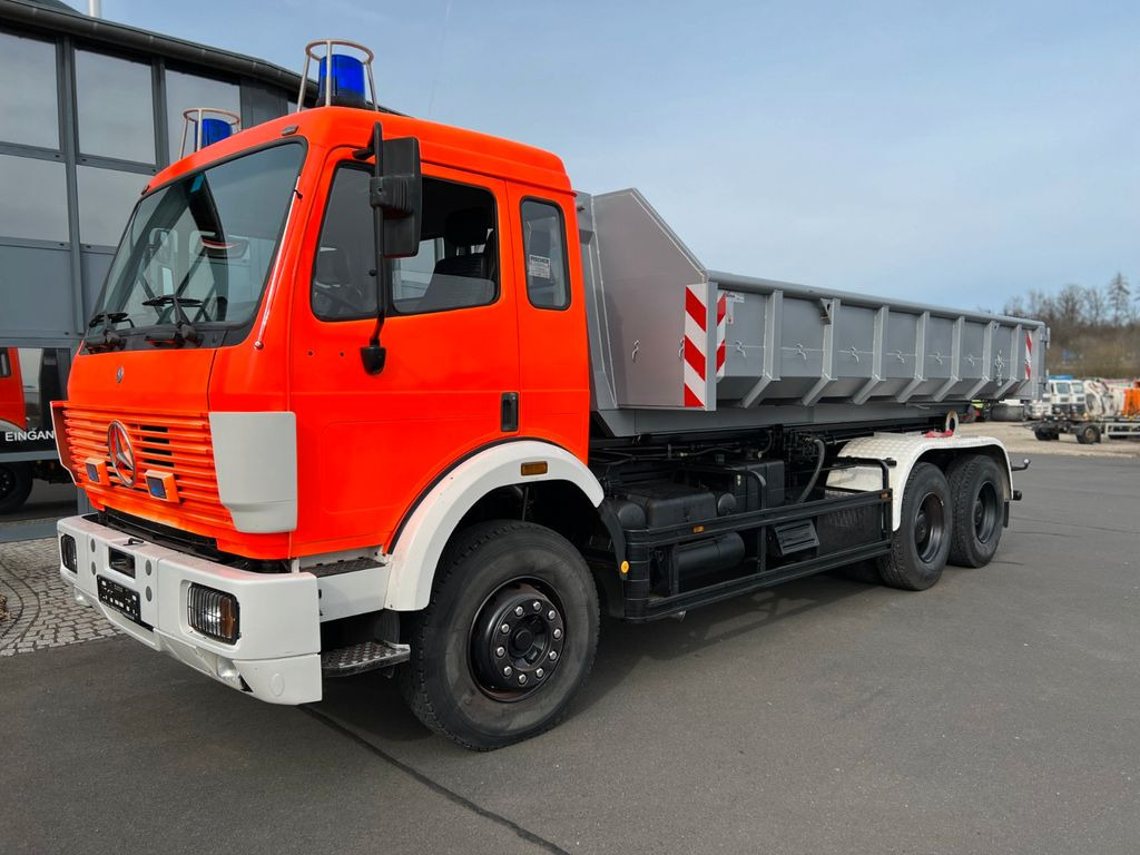 Hook lift truck Mercedes-Benz SK 2629 6x4 Feuerwehr - Abroller