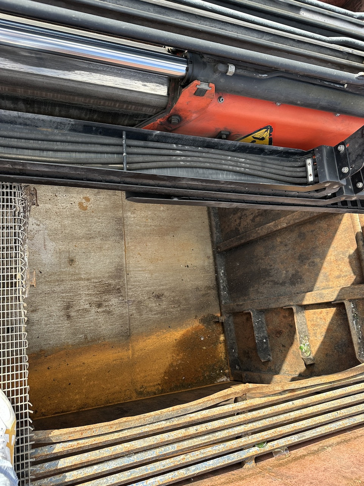 Hook lift truck Palfinger Glas Kran Mulde PK 16502