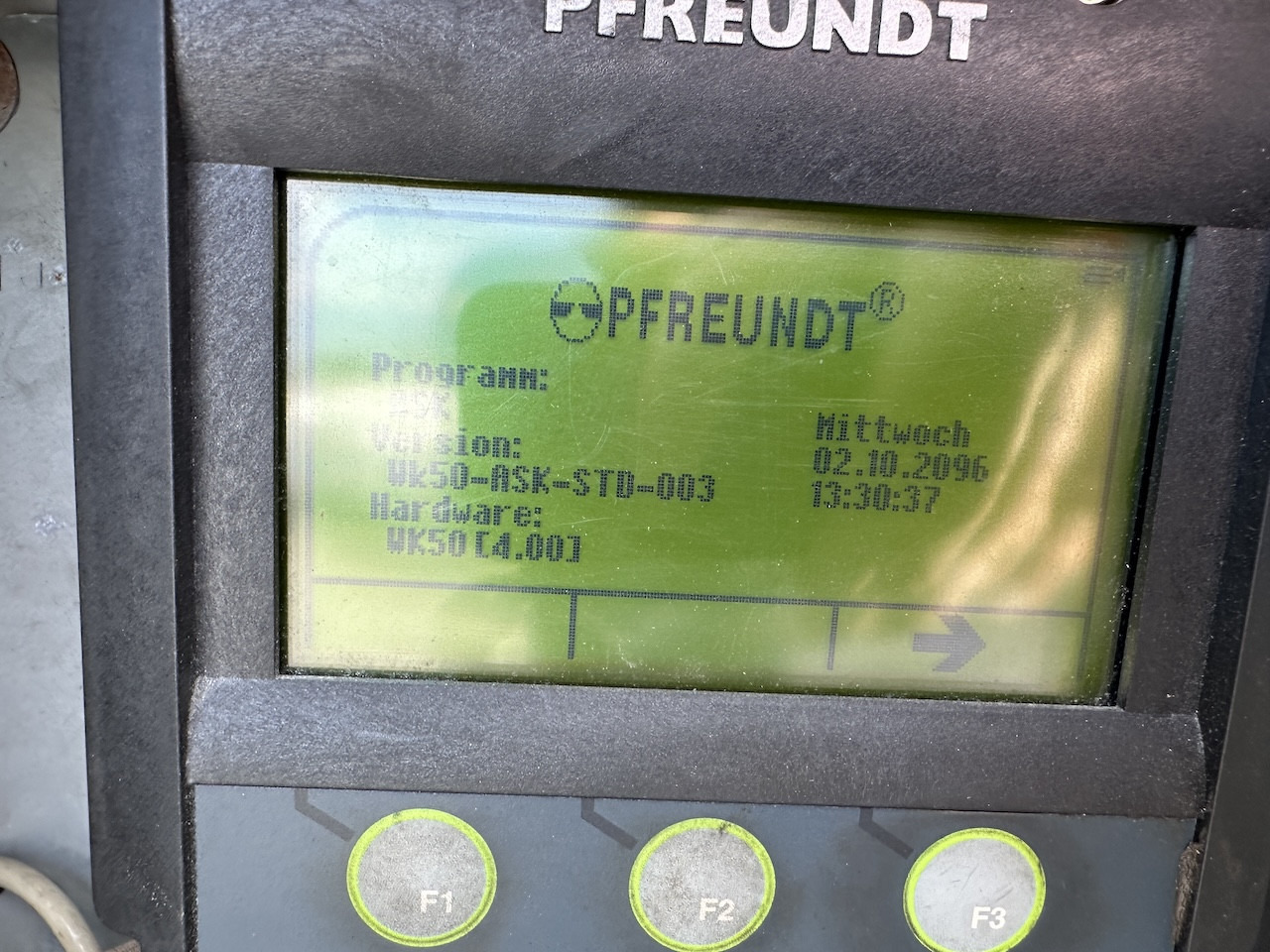 Hook lift truck Palfinger Glas Kran Mulde PK 16502