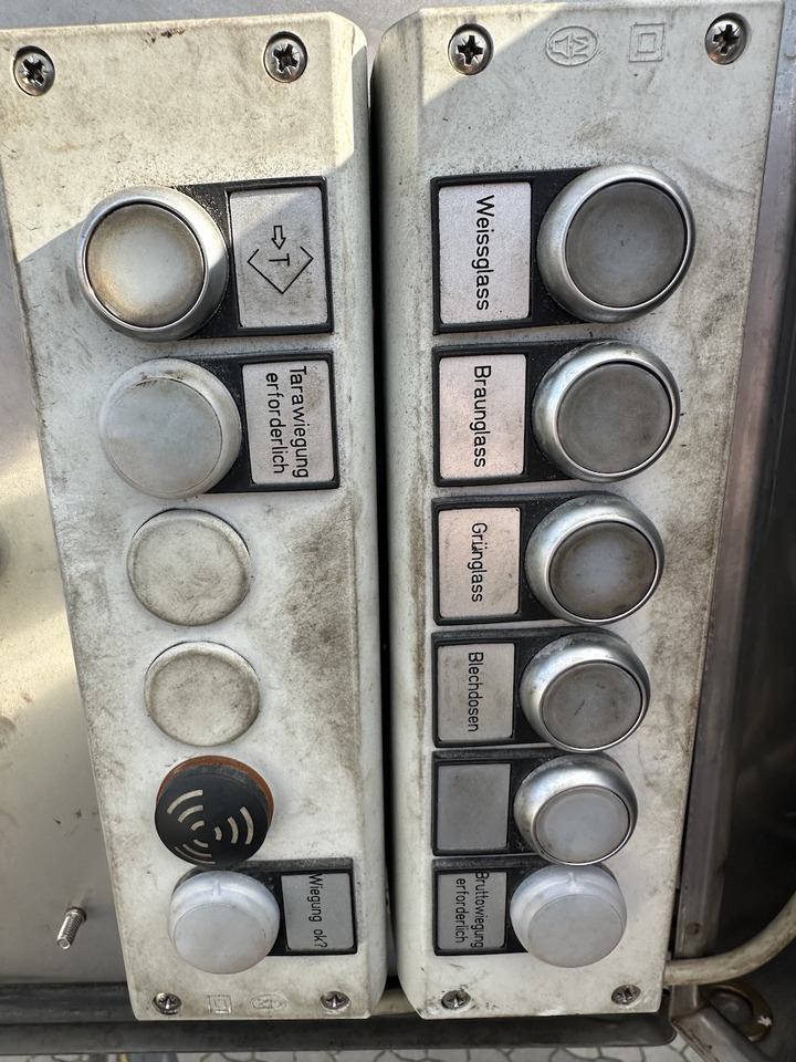 Hook lift truck Palfinger Glas Kran Mulde PK 16502