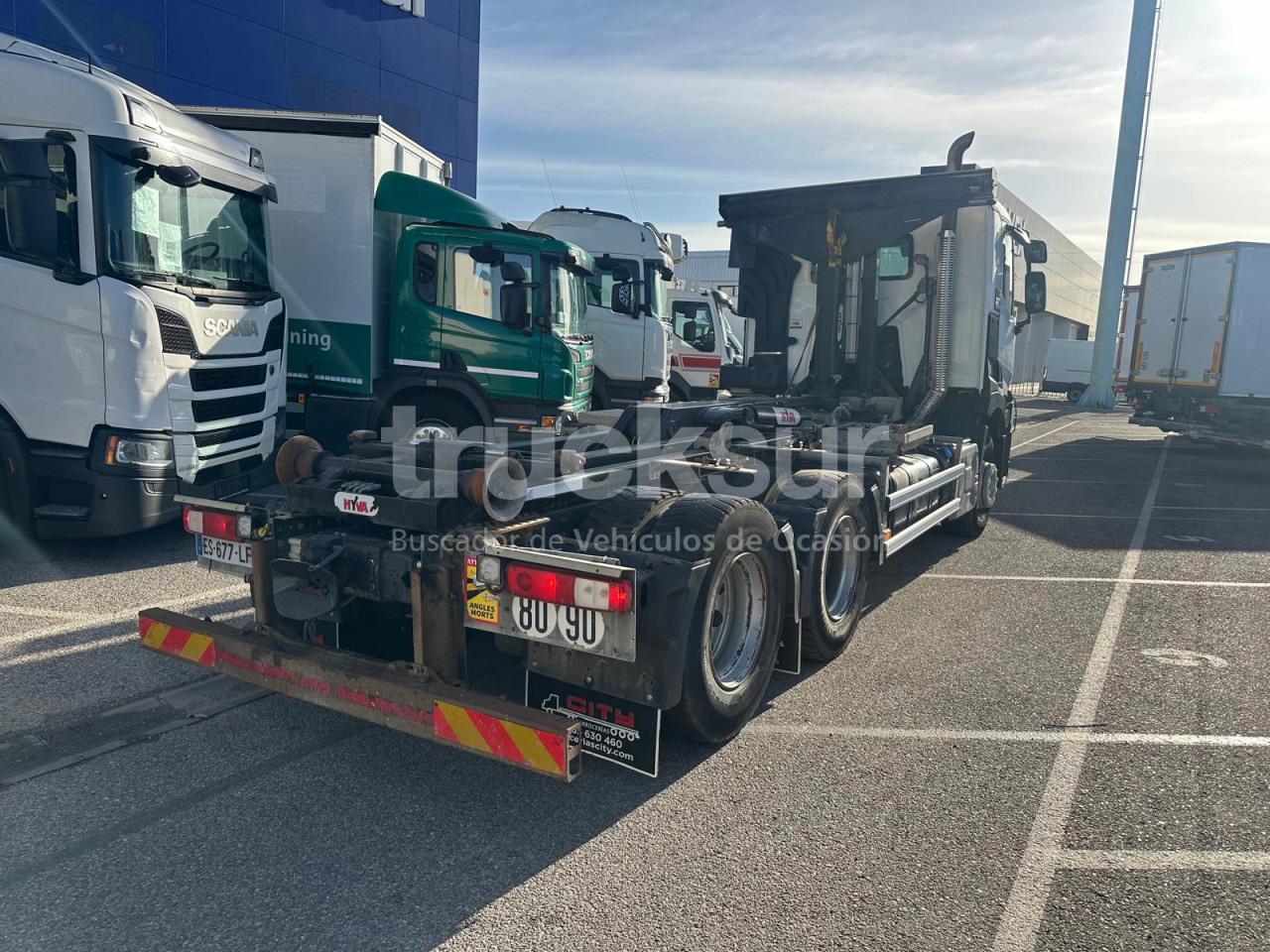 Hook lift truck RENAULT C430.26 6X2