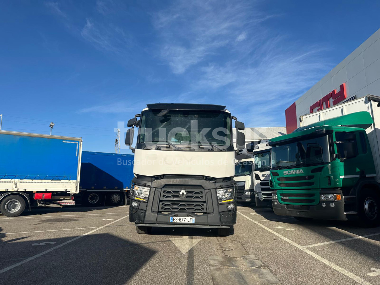 Hook lift truck RENAULT C430.26 6X2