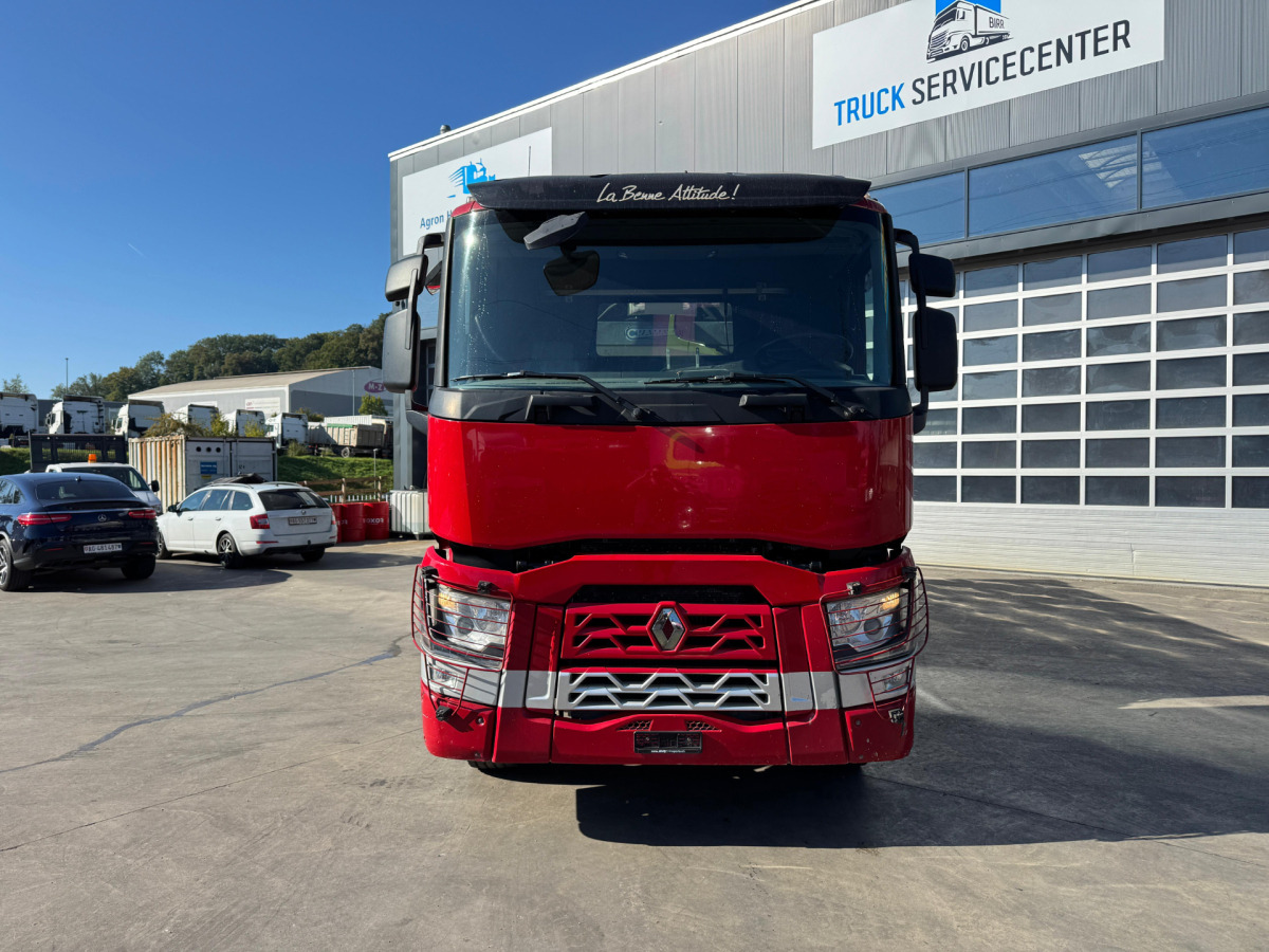 Hook lift truck RENAULT C520 10x4 Abschiebemulde (no tipper)