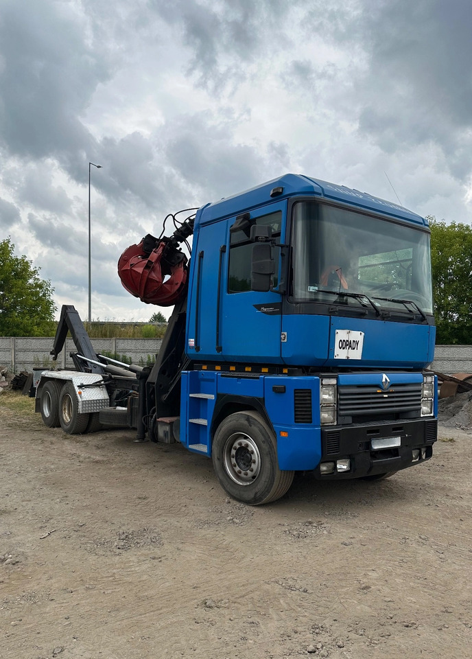 Hook lift truck RENAULT Magnum 430