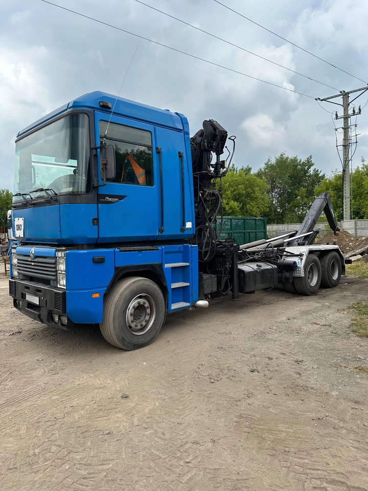 Hook lift truck RENAULT Magnum 430