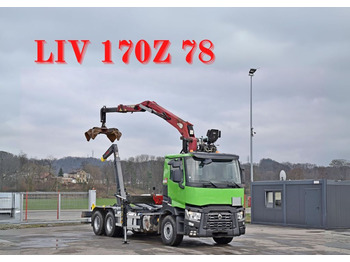 Hook lift truck Renault C430* ABROLLKIPPER *LIV 170Z 78 * 6x4 