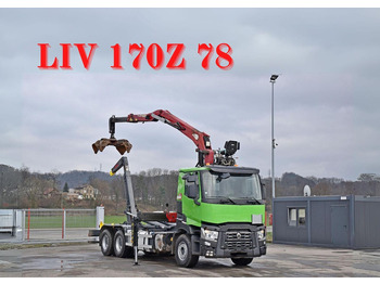 Hook lift truck Renault C430* ABROLLKIPPER *LIV 170Z 78 * 6x4