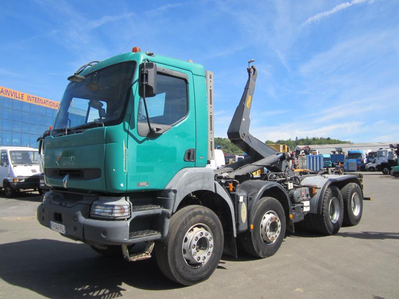 Hook lift truck Renault Kerax 420 DCI