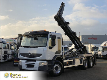 Hook lift truck Renault Premium 410 DXI + Hook system + 6x4